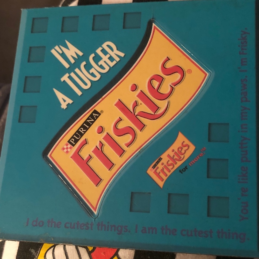 Toy - Teal "I'm a Tugger" magnet